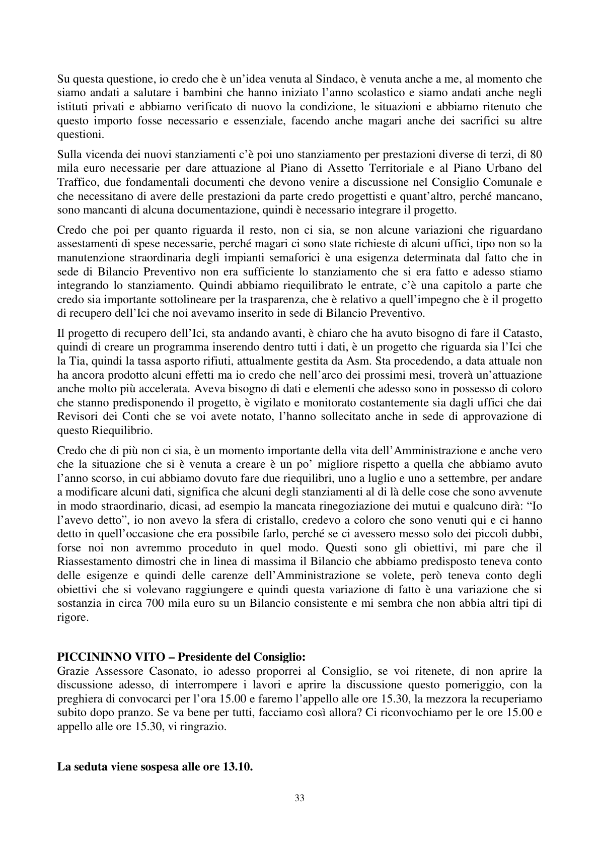 Pagina 34 del verbale