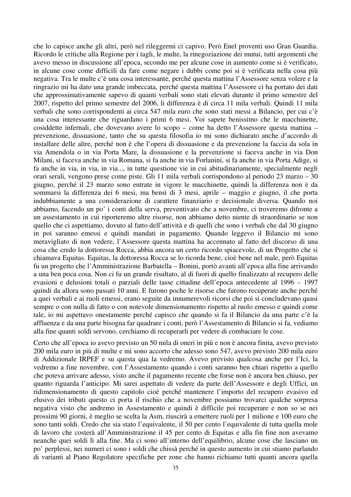 Pagina 36 del verbale