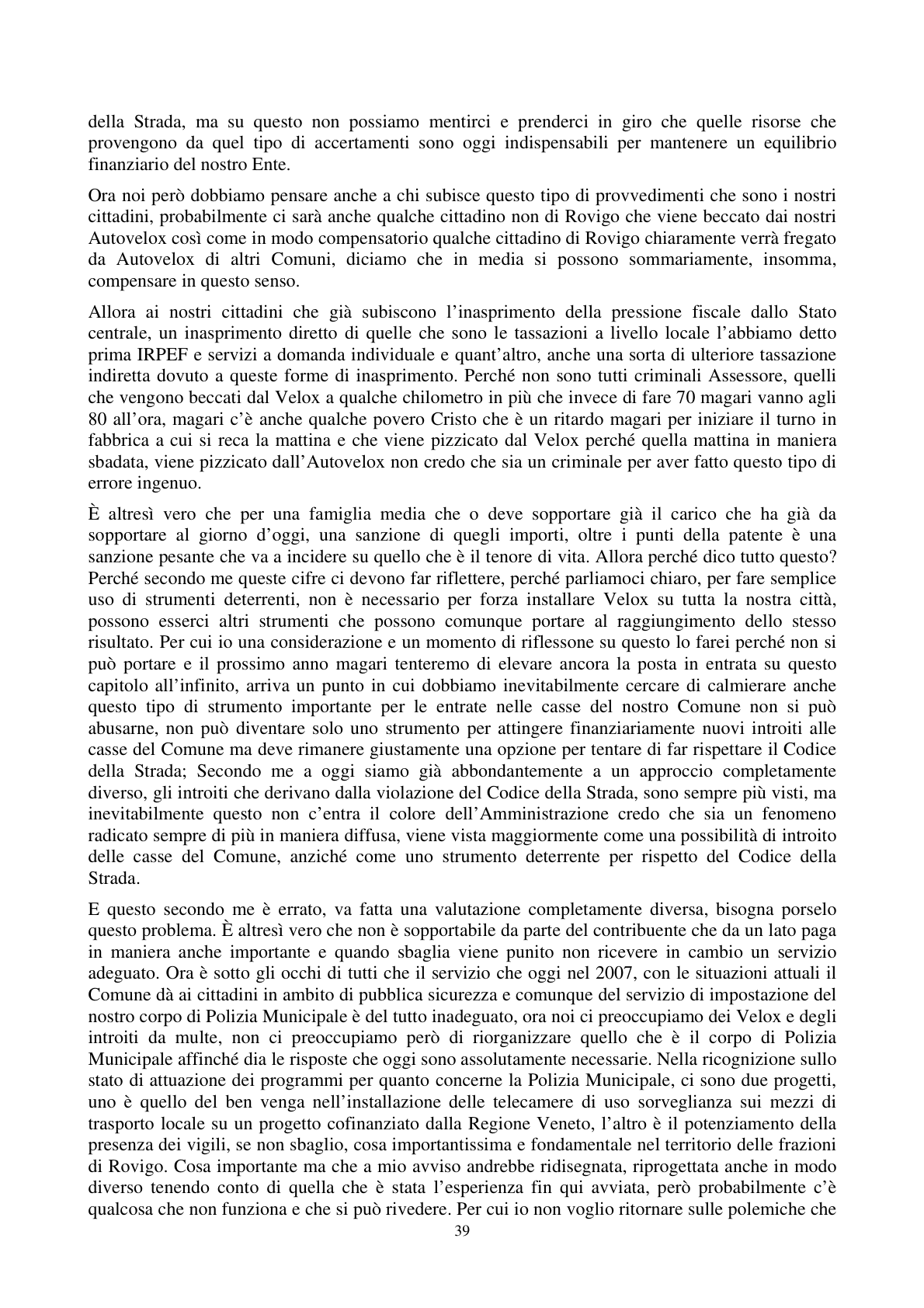 Pagina 40 del verbale