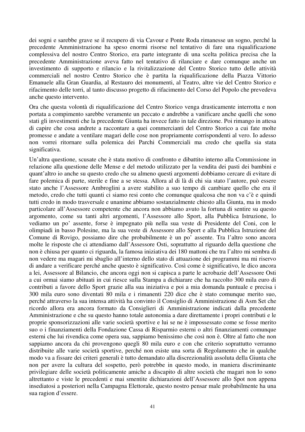Pagina 42 del verbale