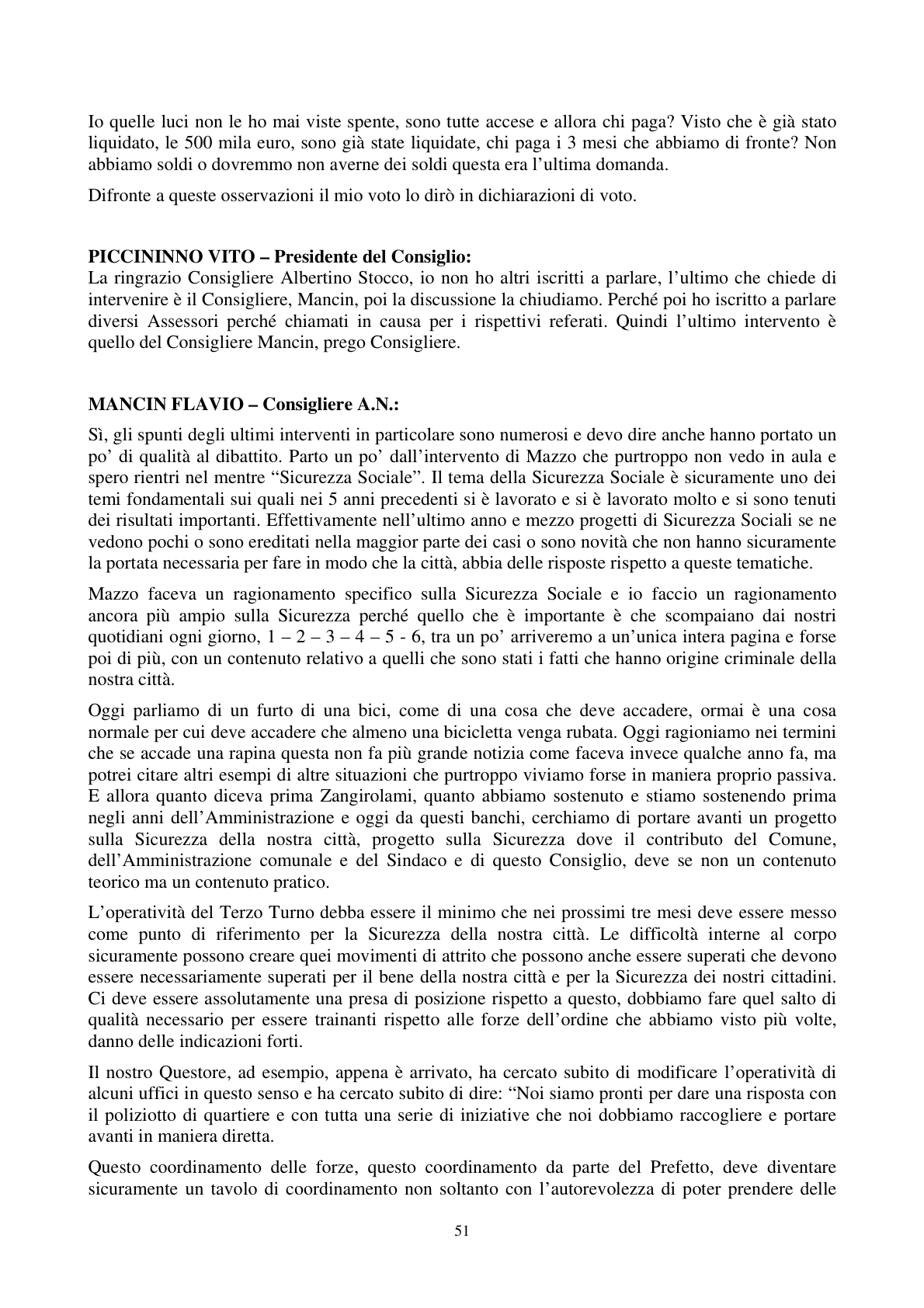 Pagina 52 del verbale
