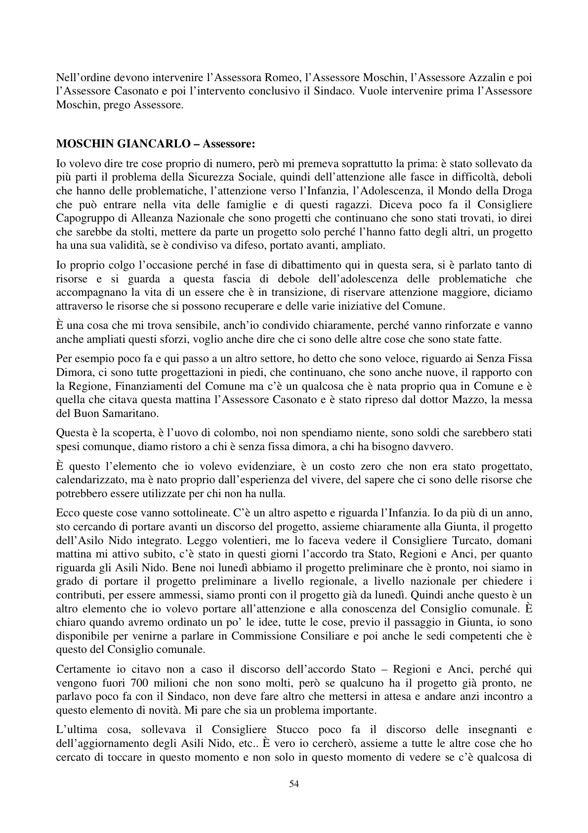 Pagina 55 del verbale