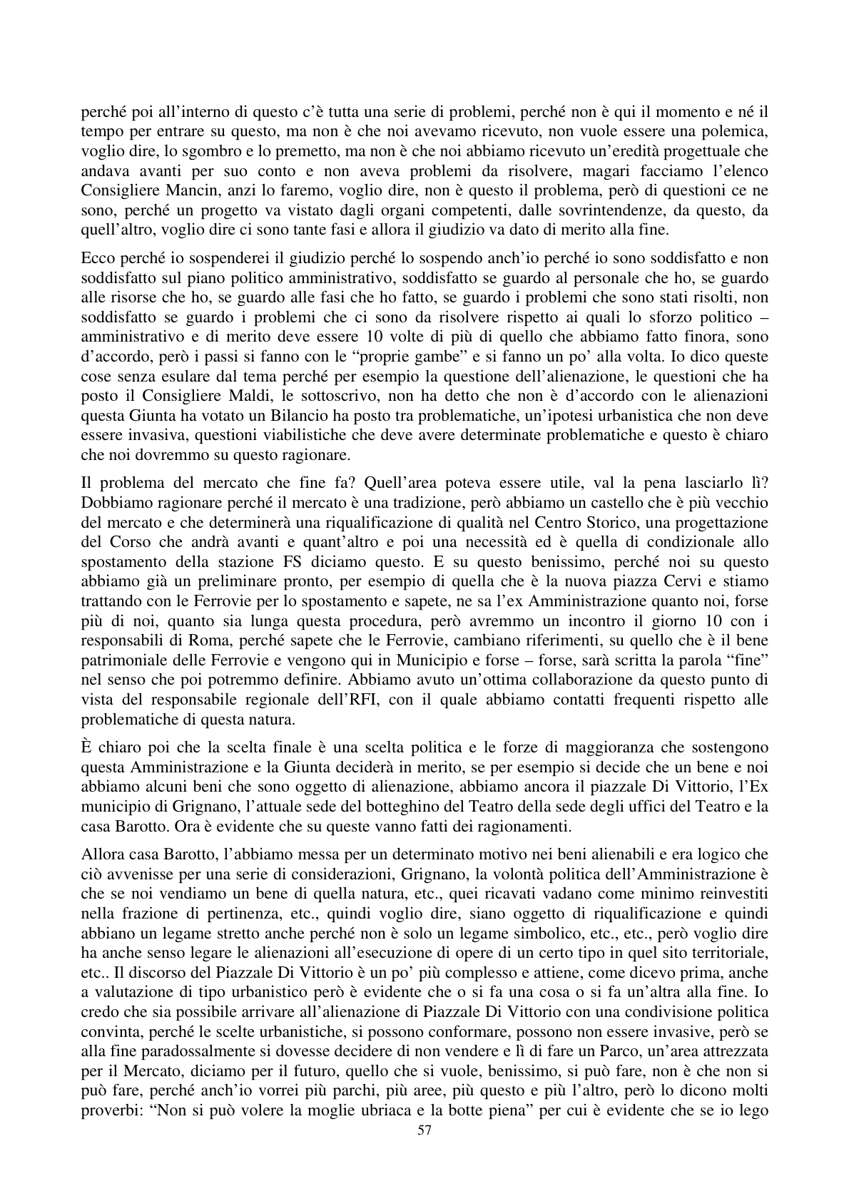 Pagina 58 del verbale