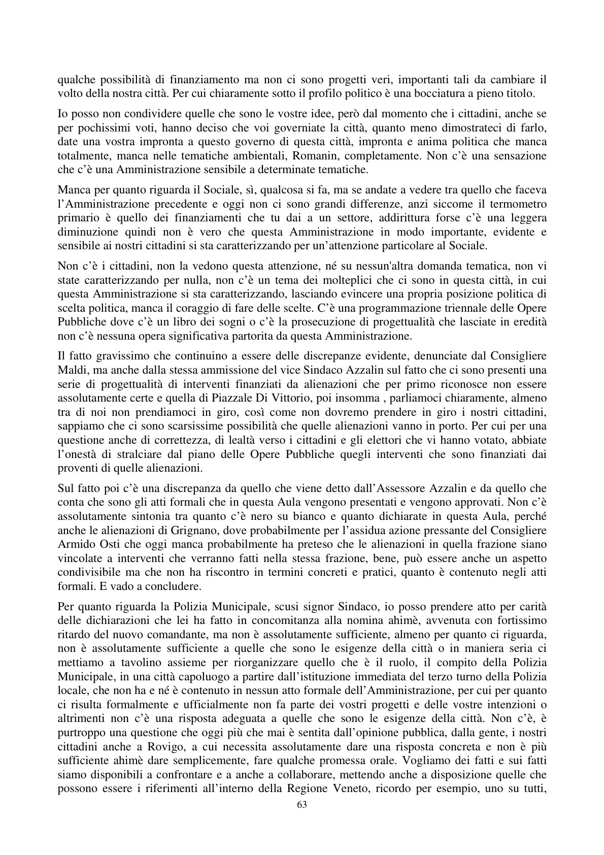 Pagina 64 del verbale