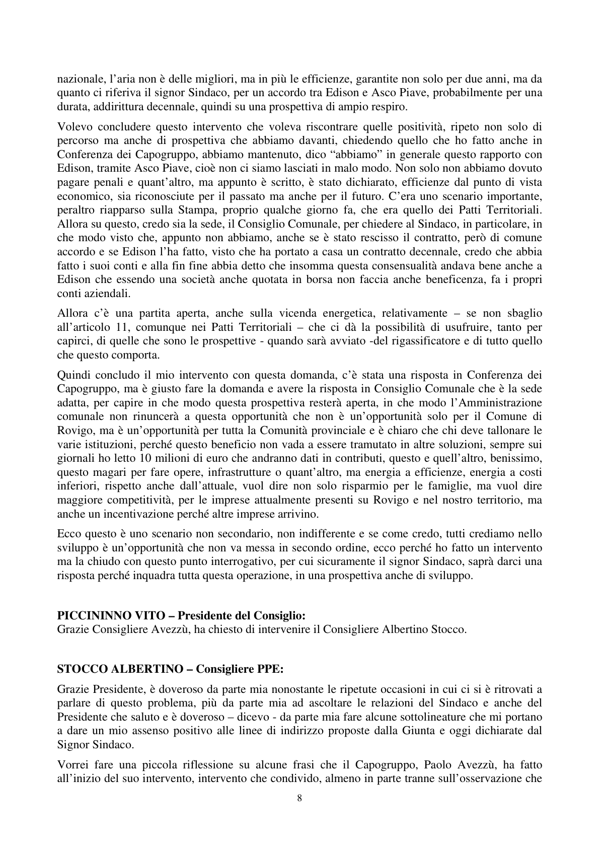 Pagina 9 del verbale