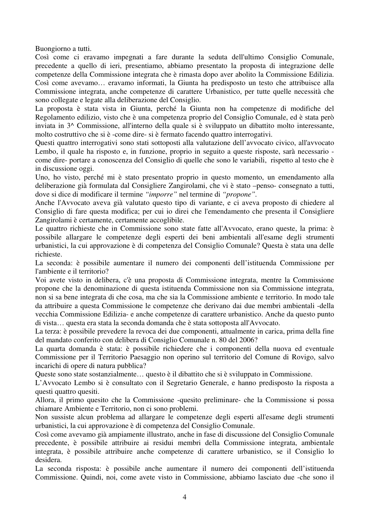 Pagina 4 del verbale