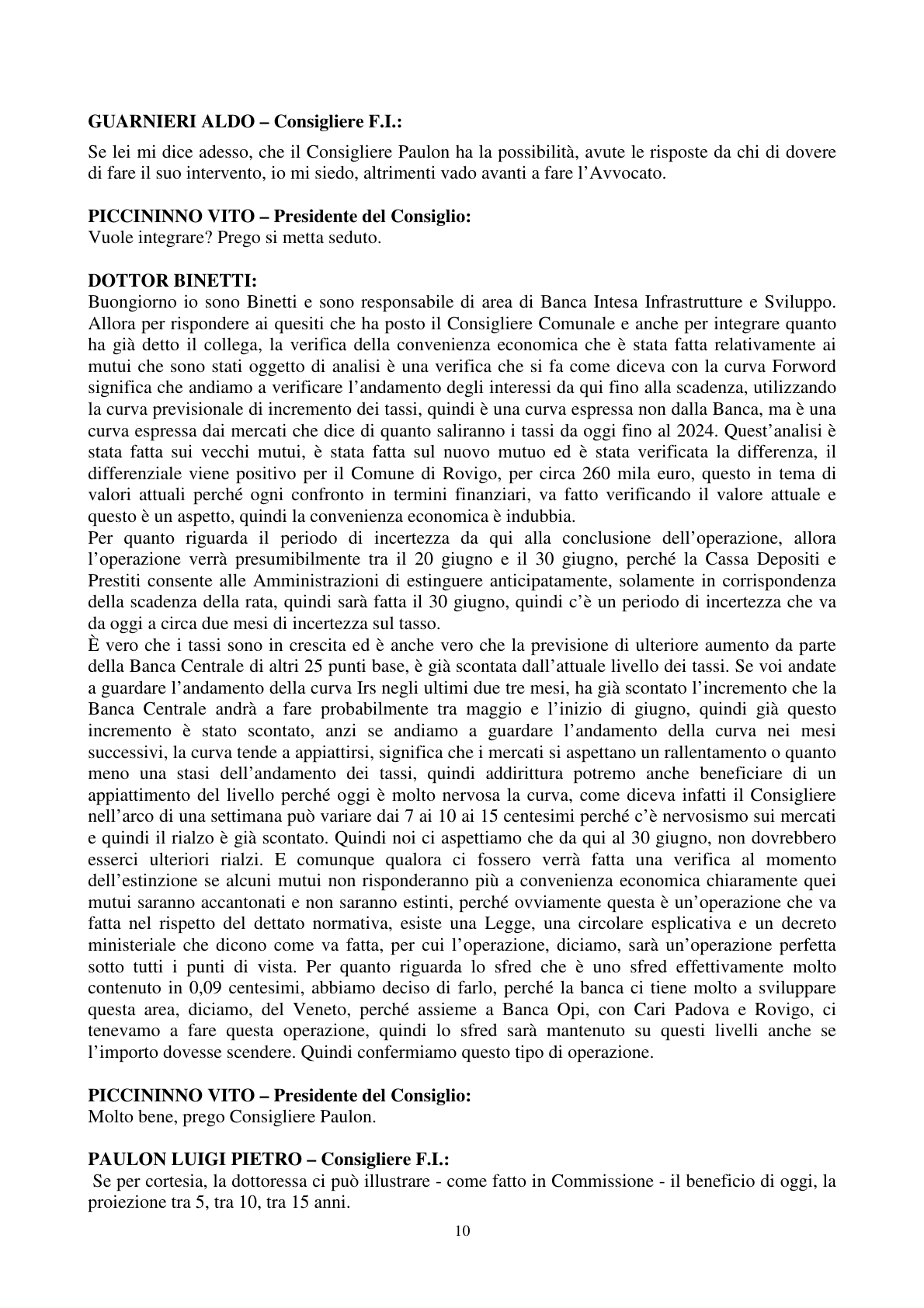 Pagina 11 del verbale