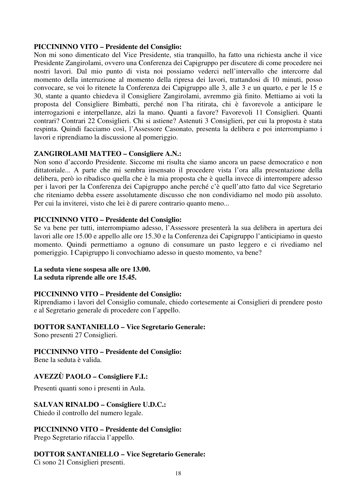 Pagina 19 del verbale