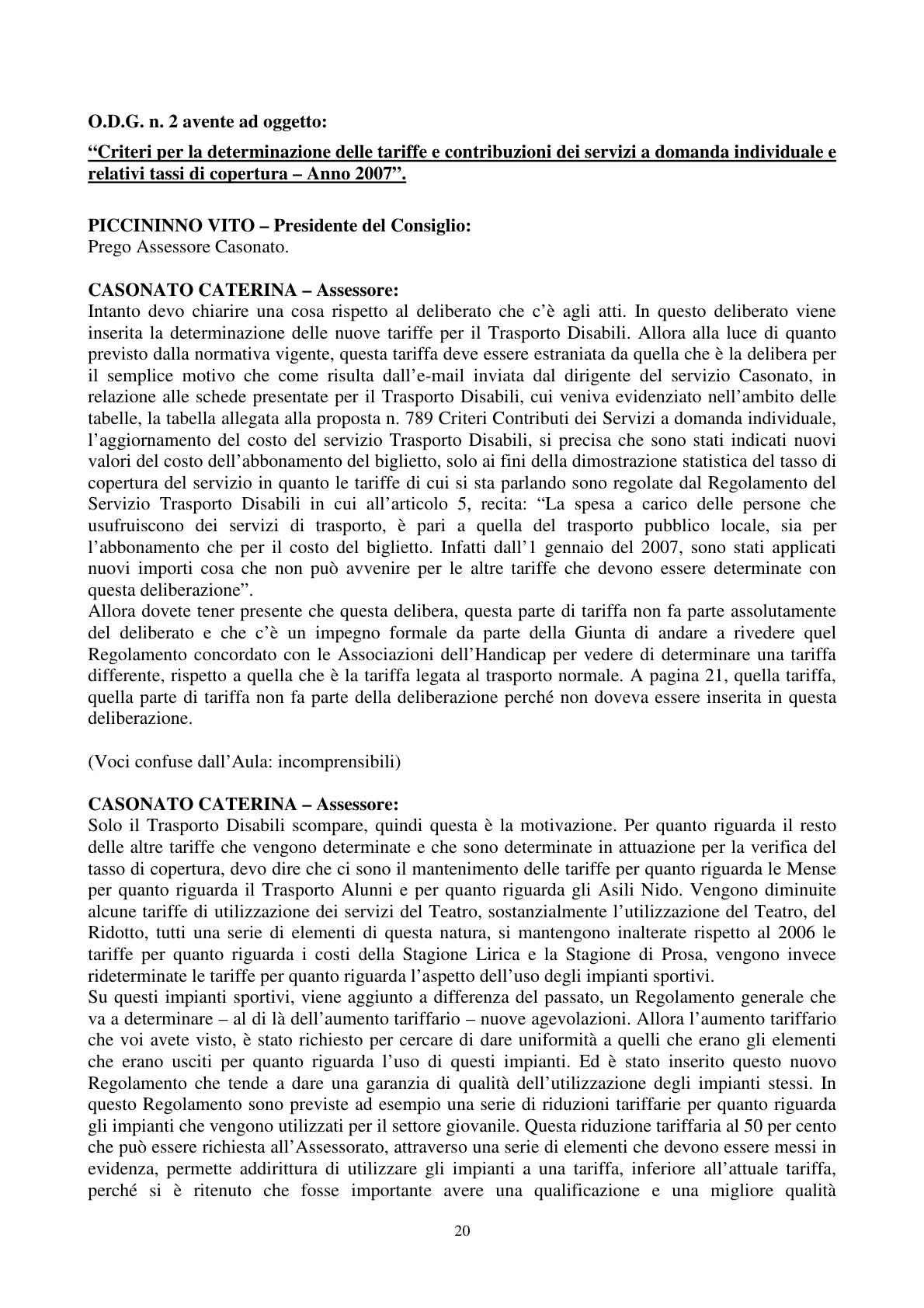 Pagina 21 del verbale