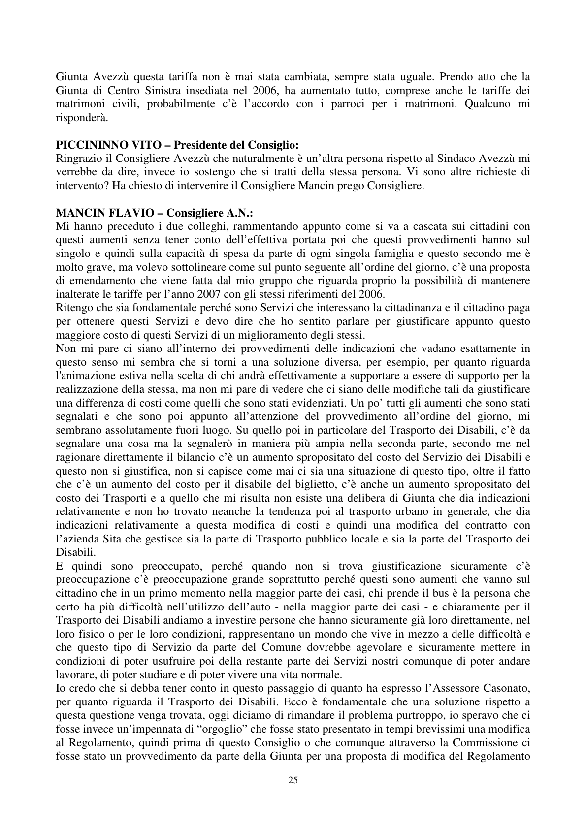 Pagina 26 del verbale