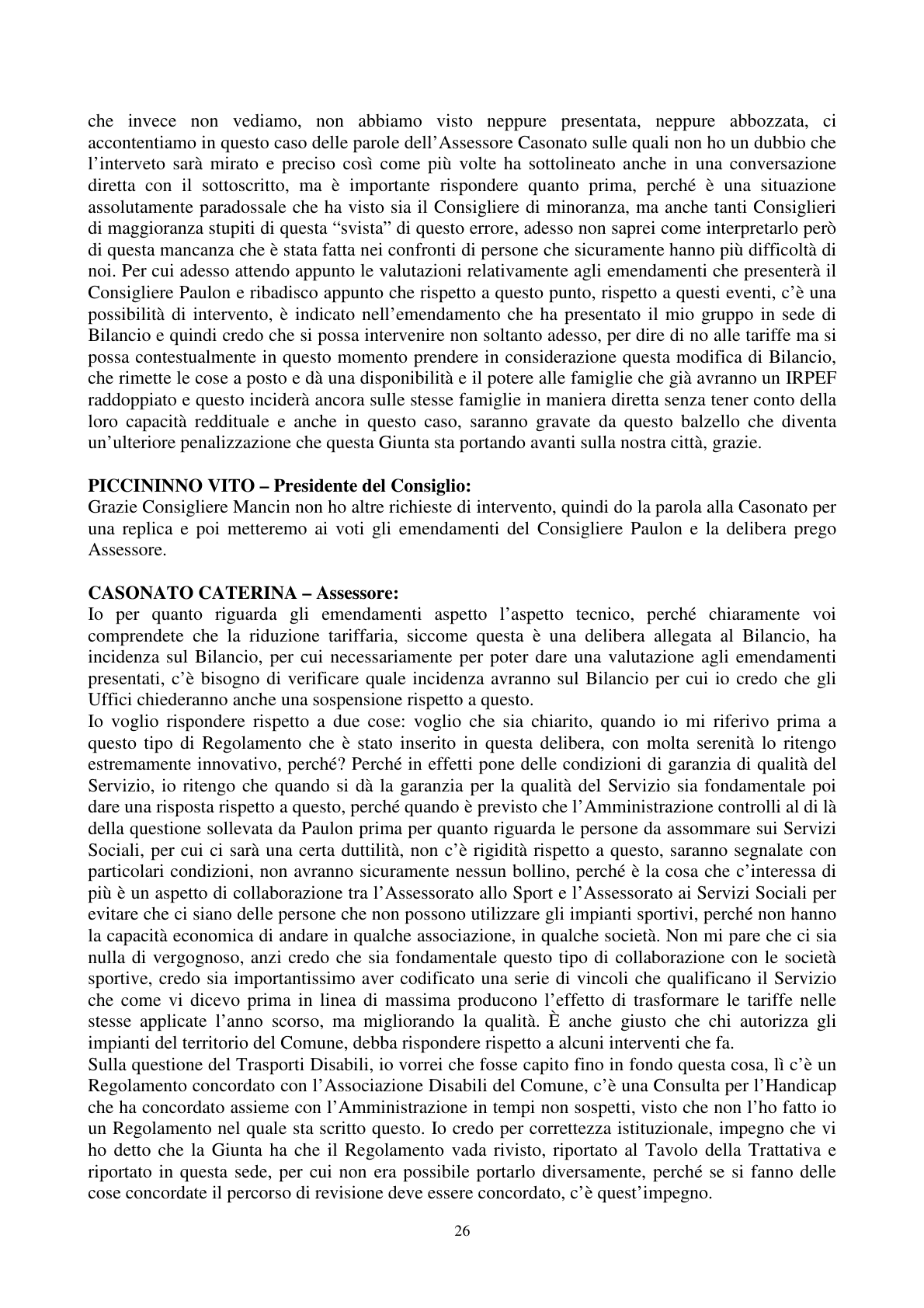 Pagina 27 del verbale