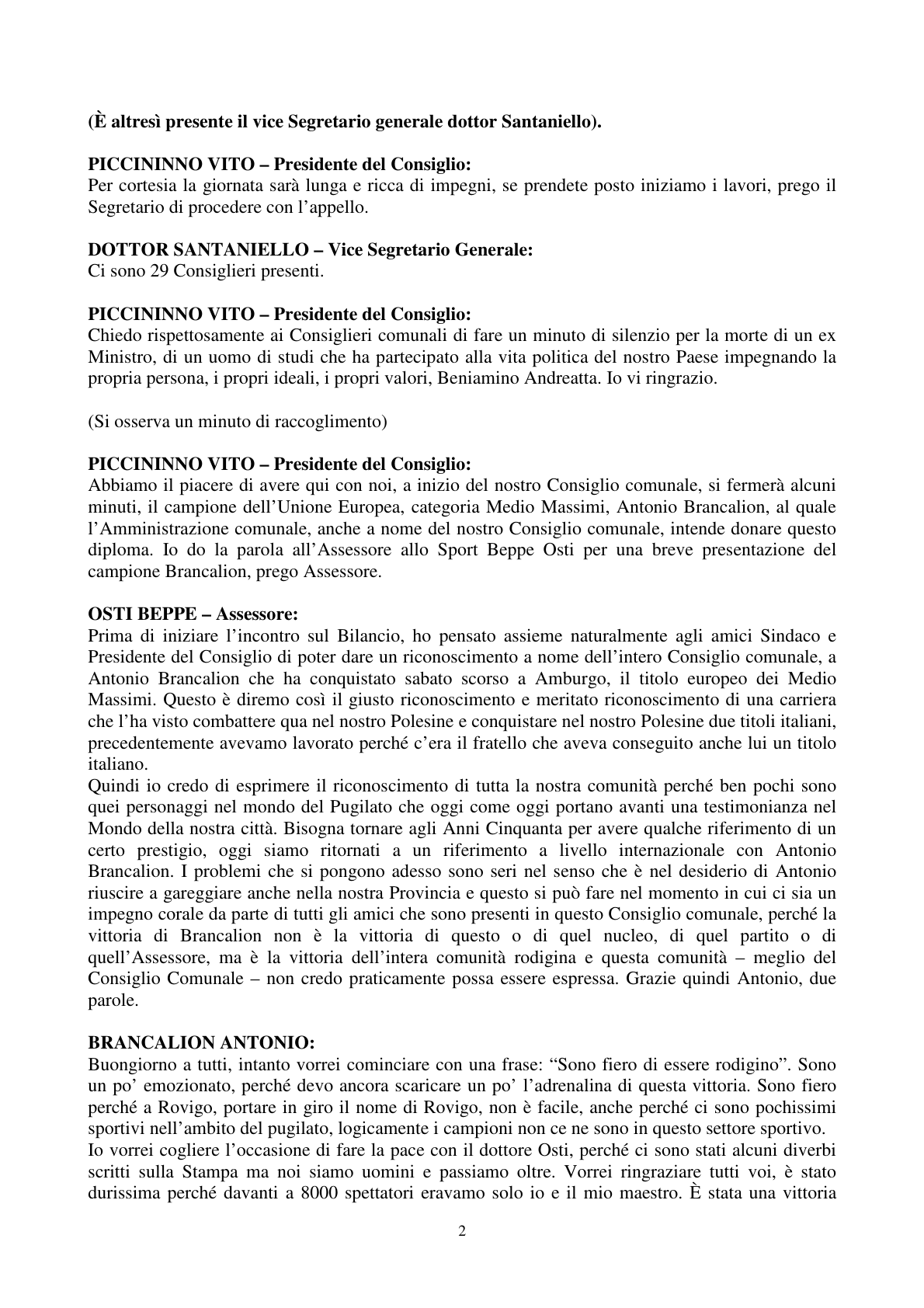 Pagina 3 del verbale