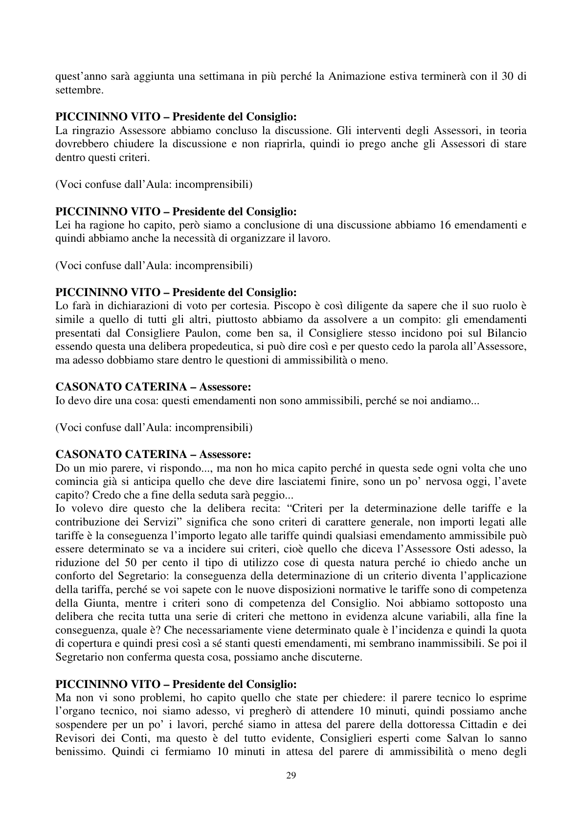 Pagina 30 del verbale
