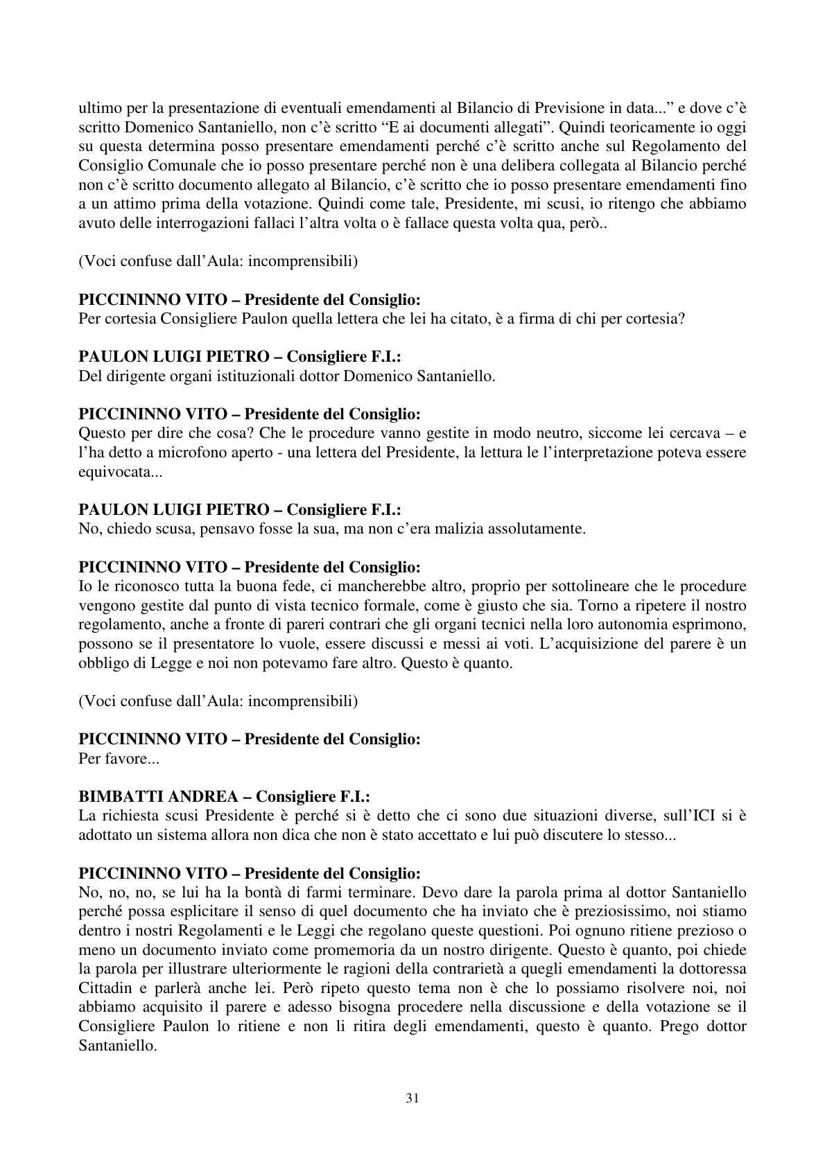 Pagina 32 del verbale