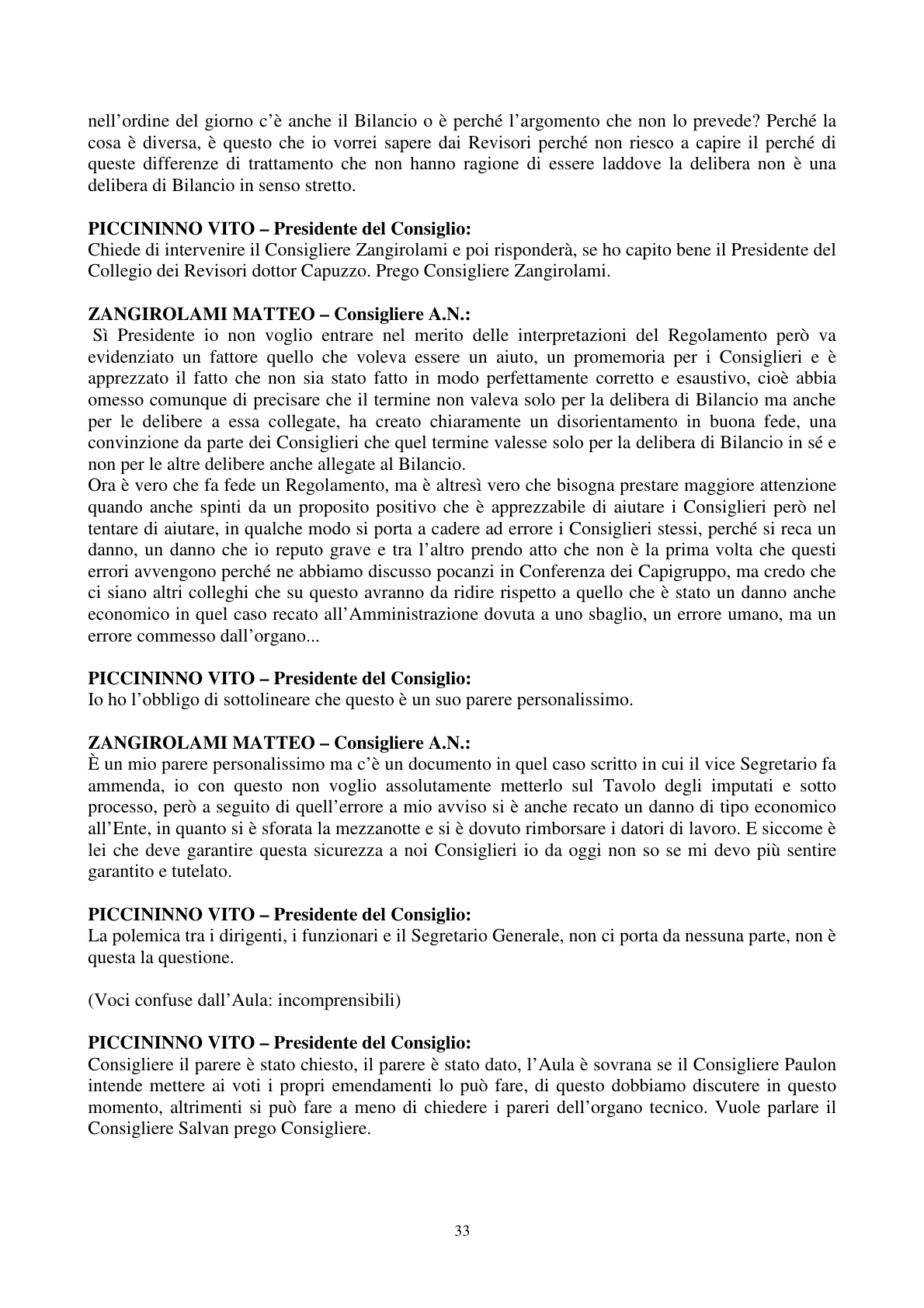 Pagina 34 del verbale