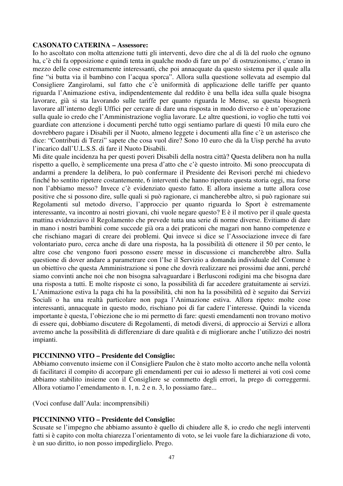 Pagina 48 del verbale