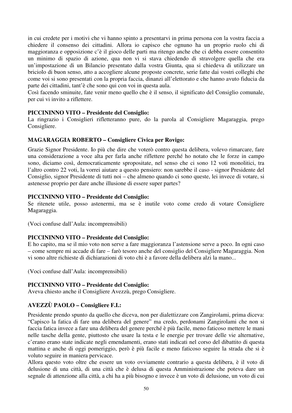 Pagina 51 del verbale