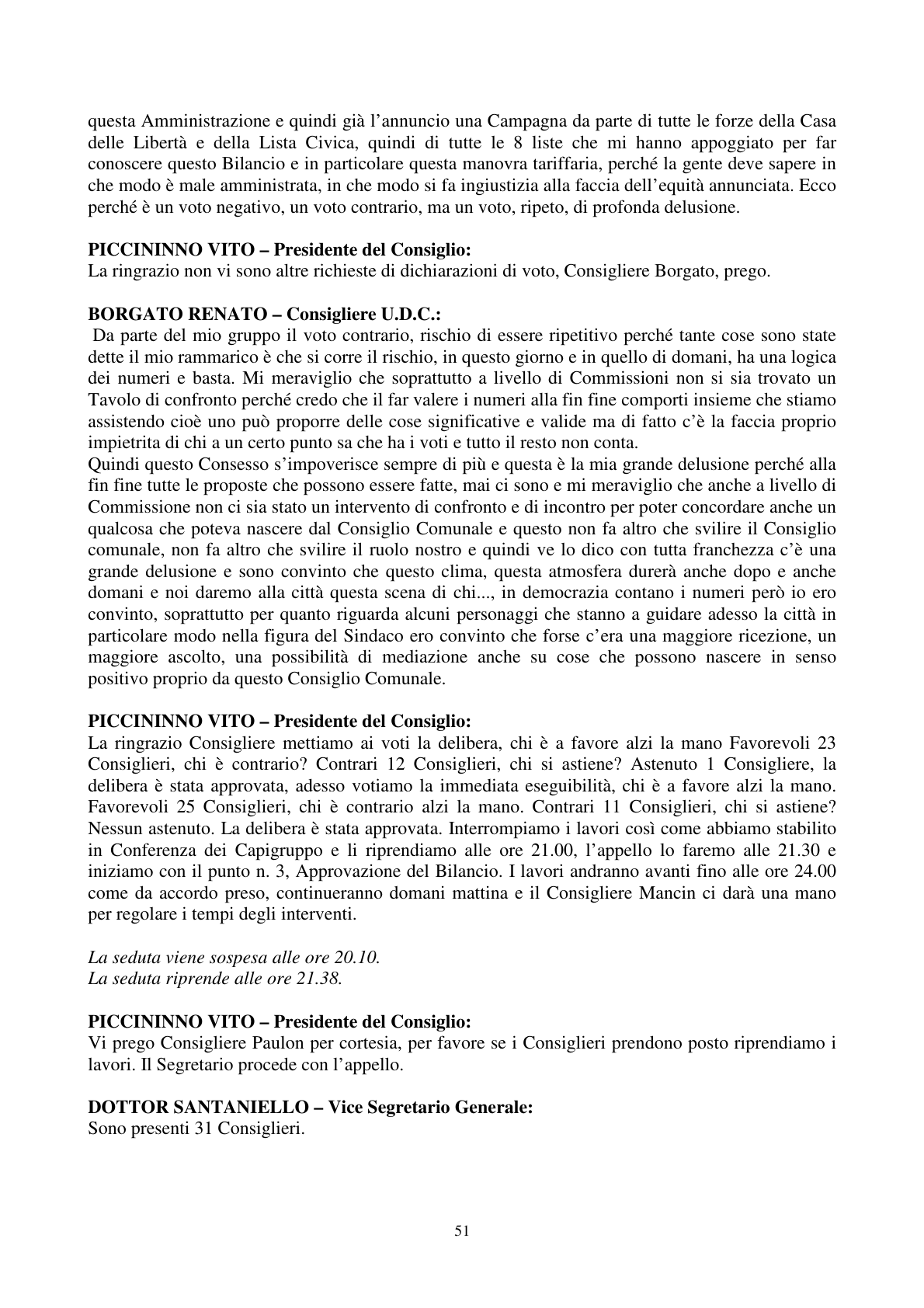 Pagina 52 del verbale