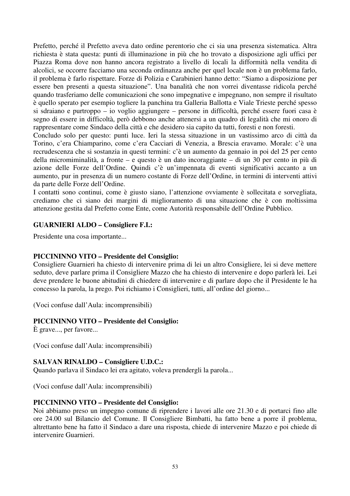 Pagina 54 del verbale