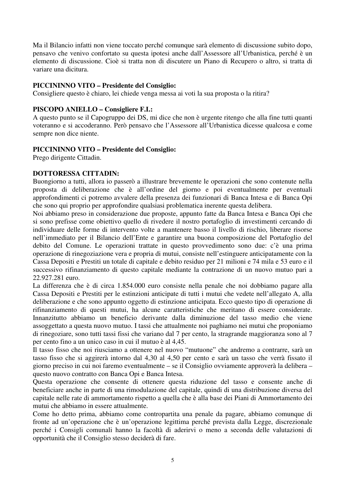 Pagina 6 del verbale