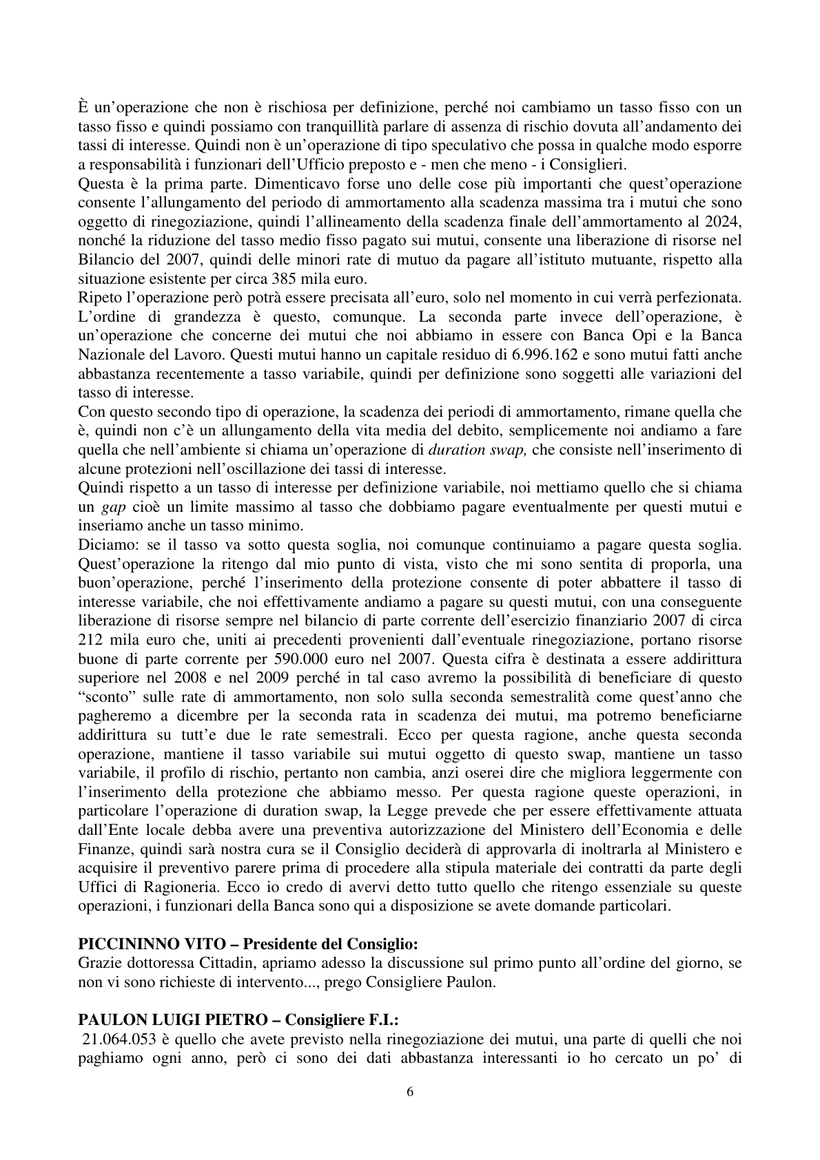 Pagina 7 del verbale