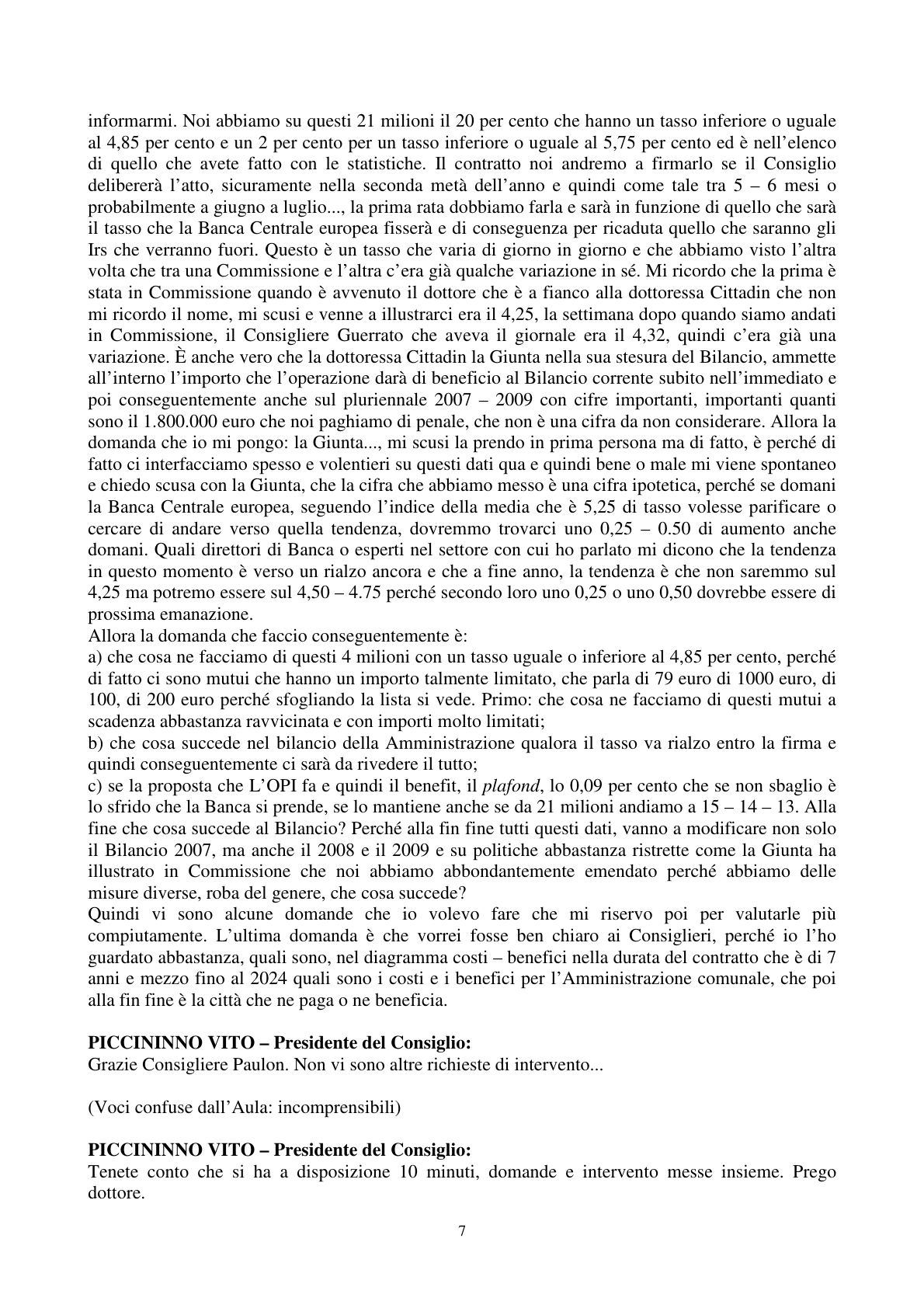 Pagina 8 del verbale