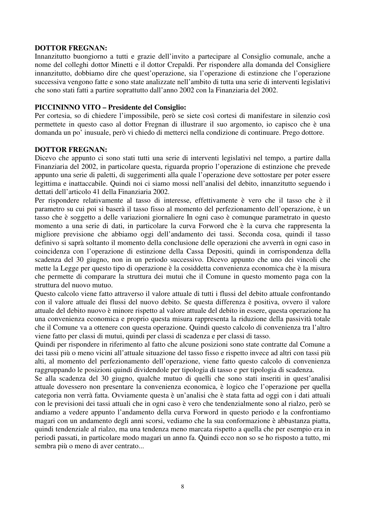Pagina 9 del verbale