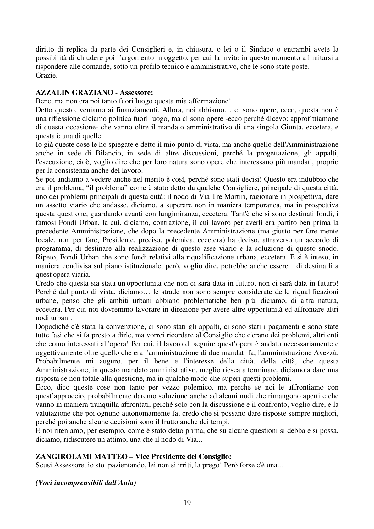 Pagina 19 del verbale