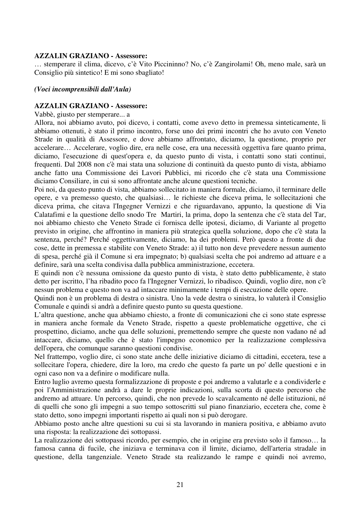 Pagina 21 del verbale
