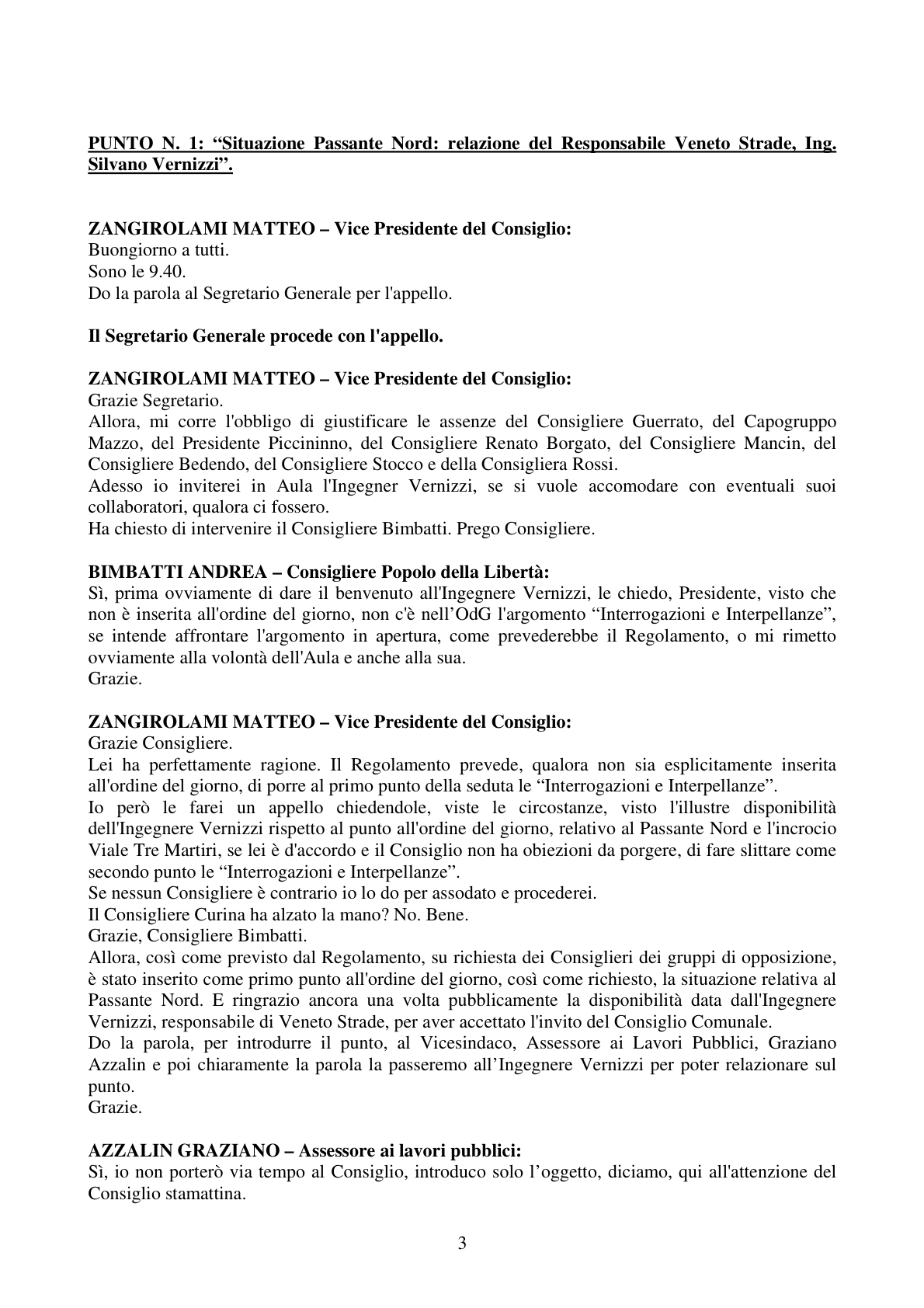 Pagina 3 del verbale