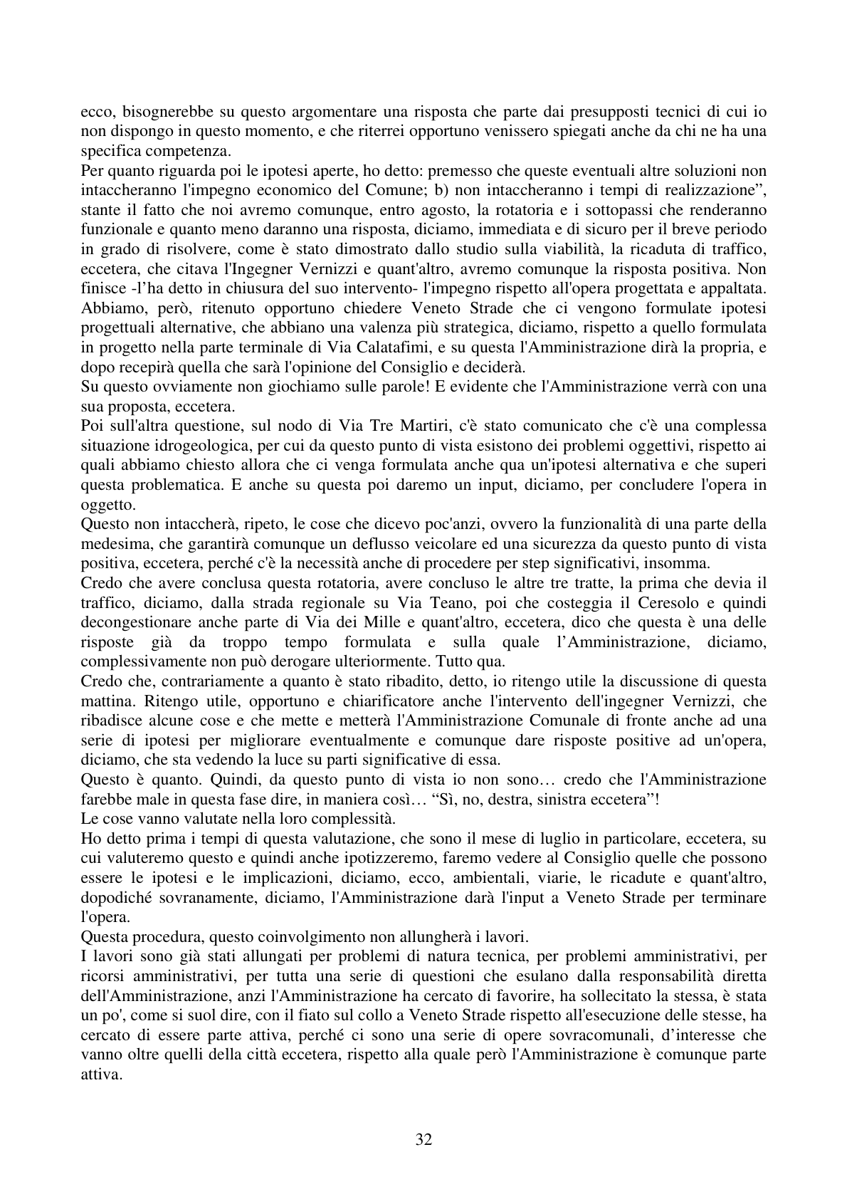 Pagina 32 del verbale