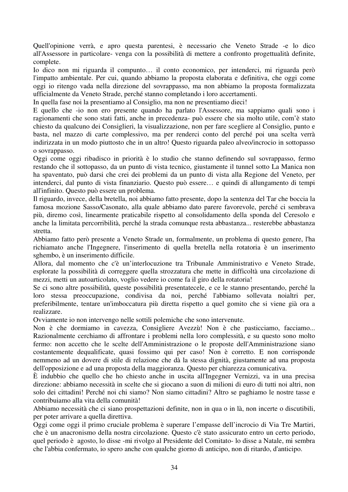 Pagina 34 del verbale
