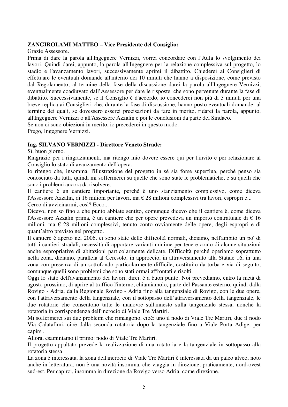 Pagina 5 del verbale