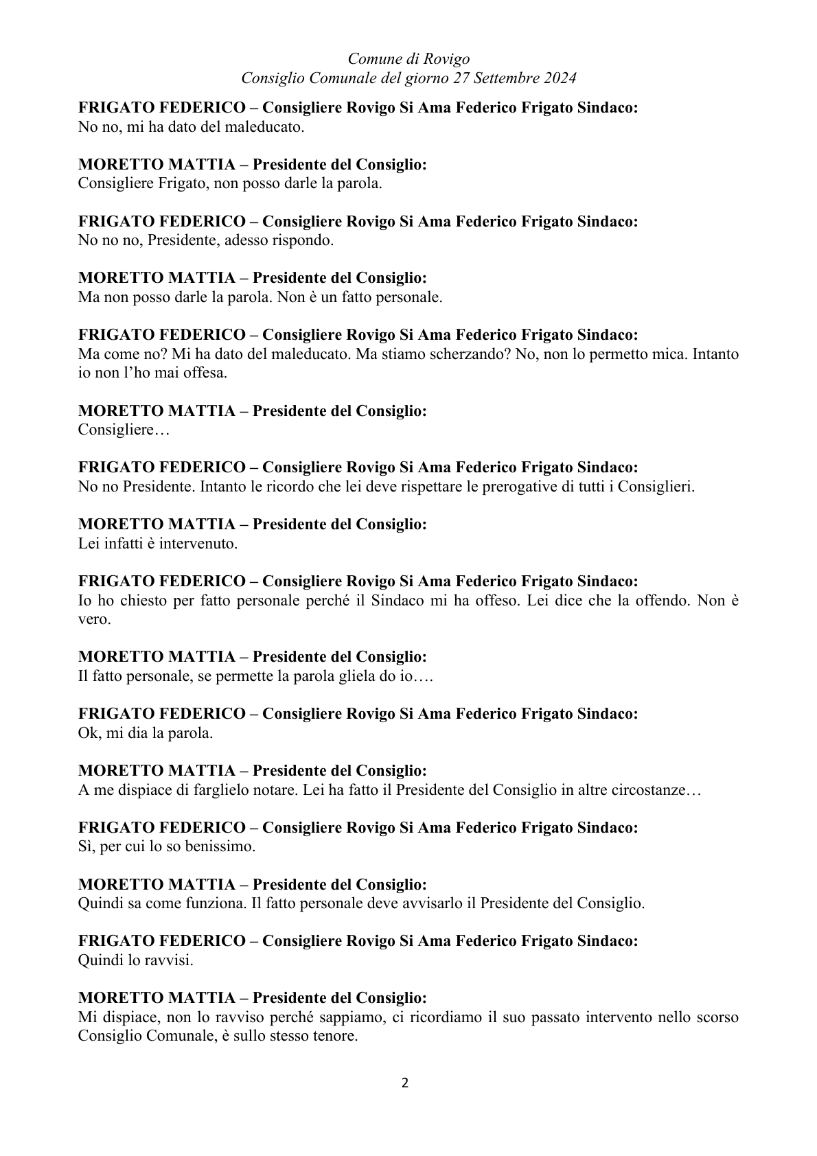 Pagina 23 del verbale