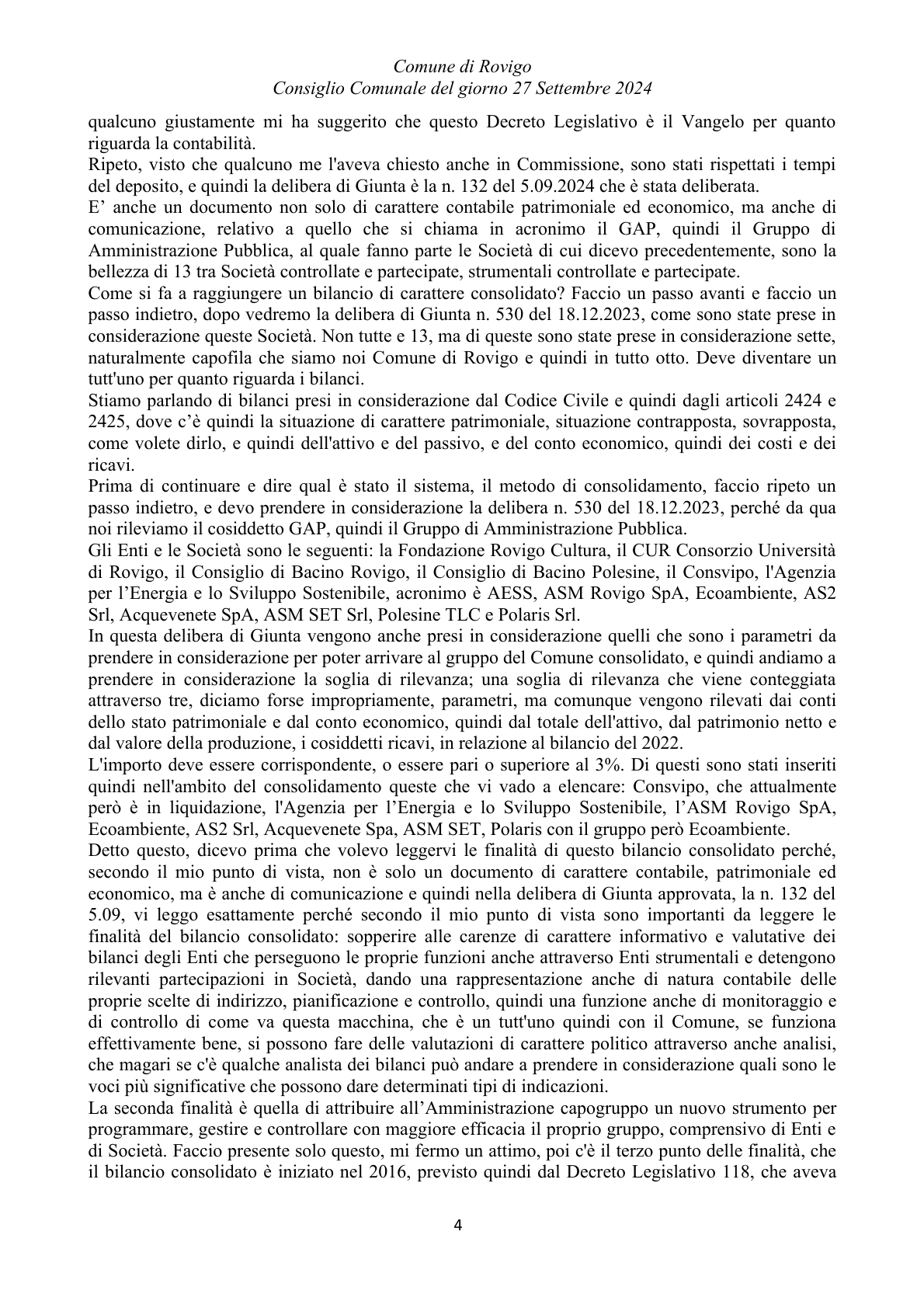 Pagina 4 del verbale