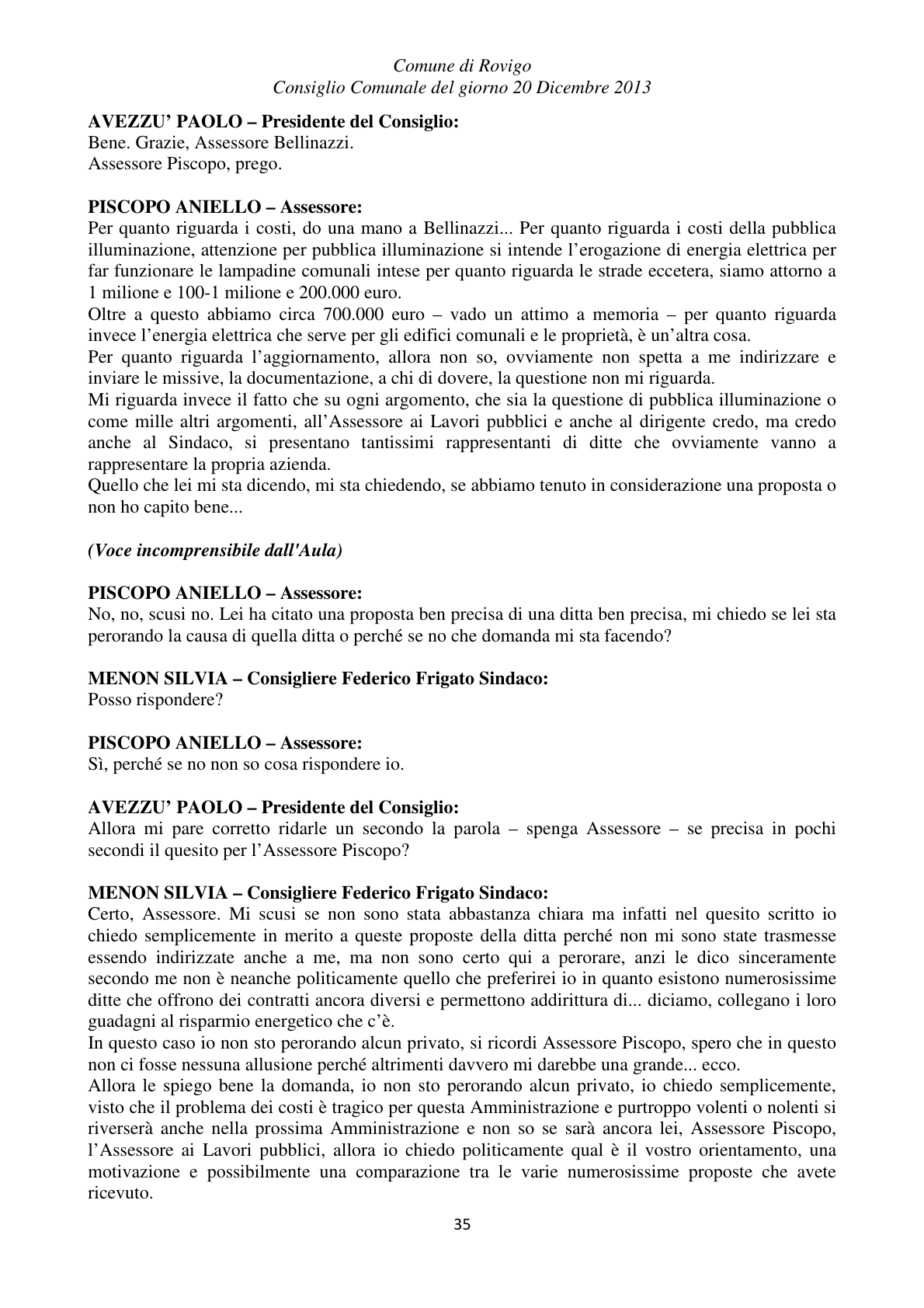 Pagina 35 del verbale
