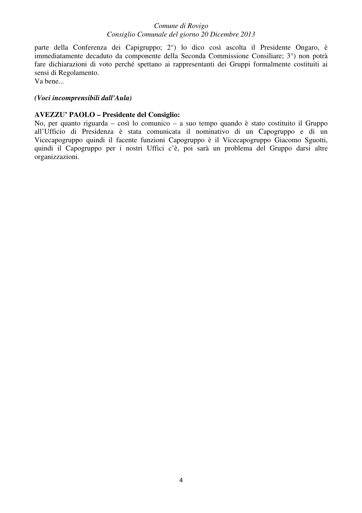 Pagina 4 del verbale