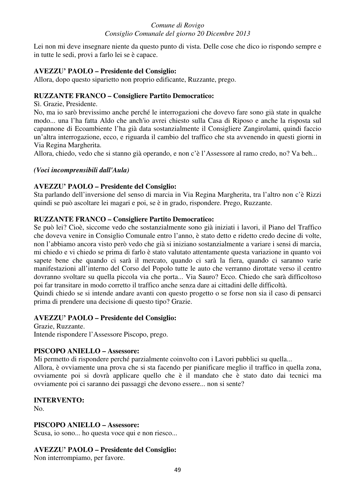 Pagina 49 del verbale