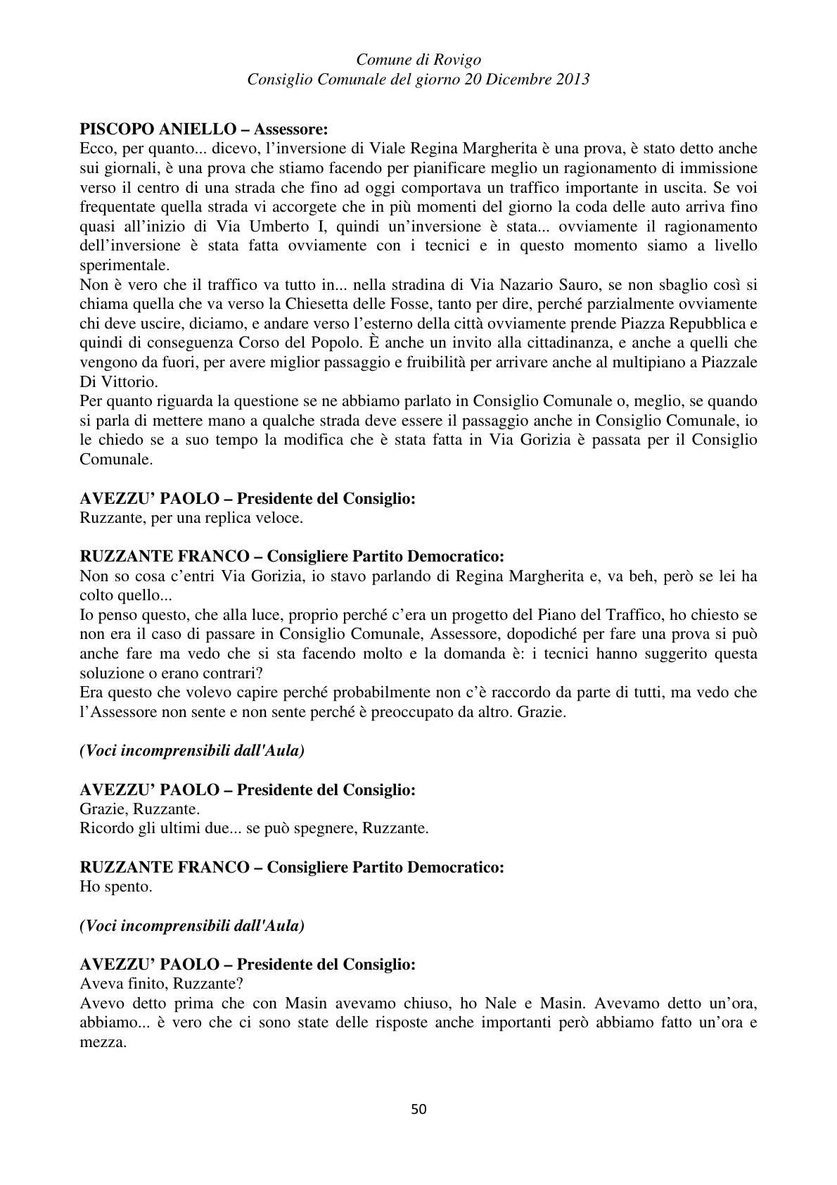 Pagina 50 del verbale