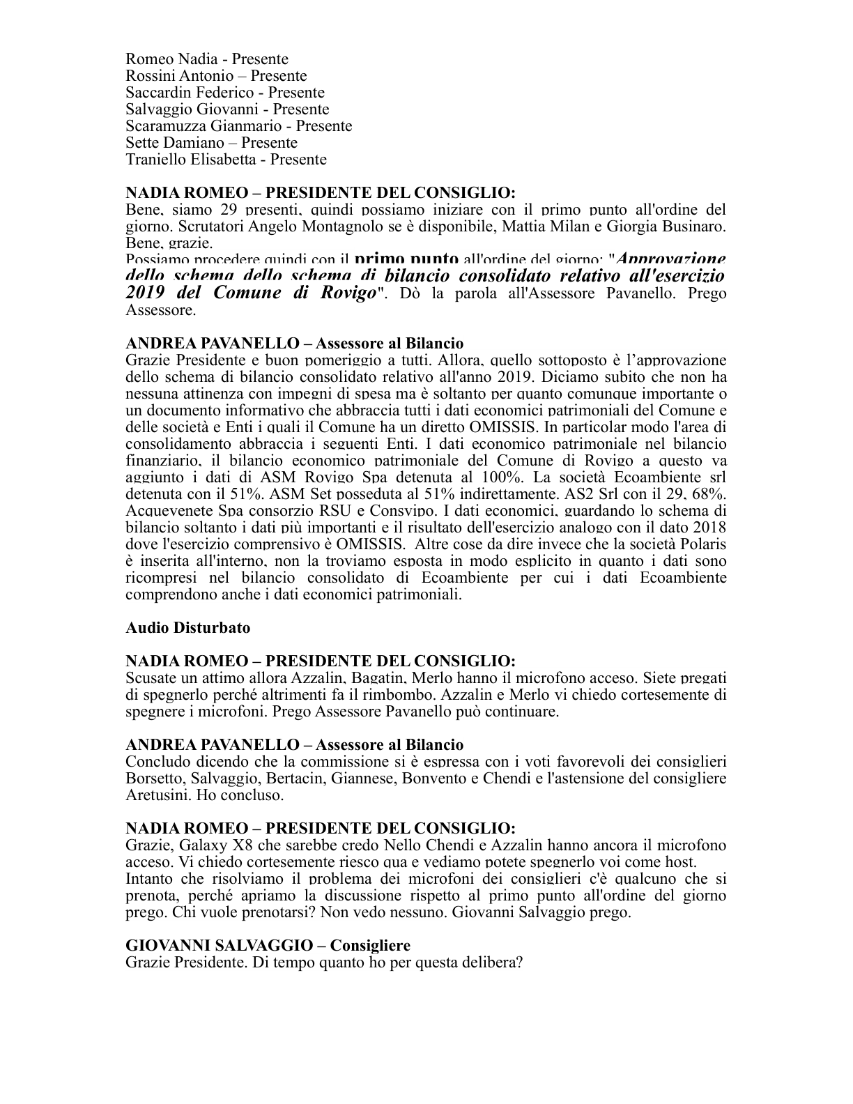 Pagina 2 del verbale