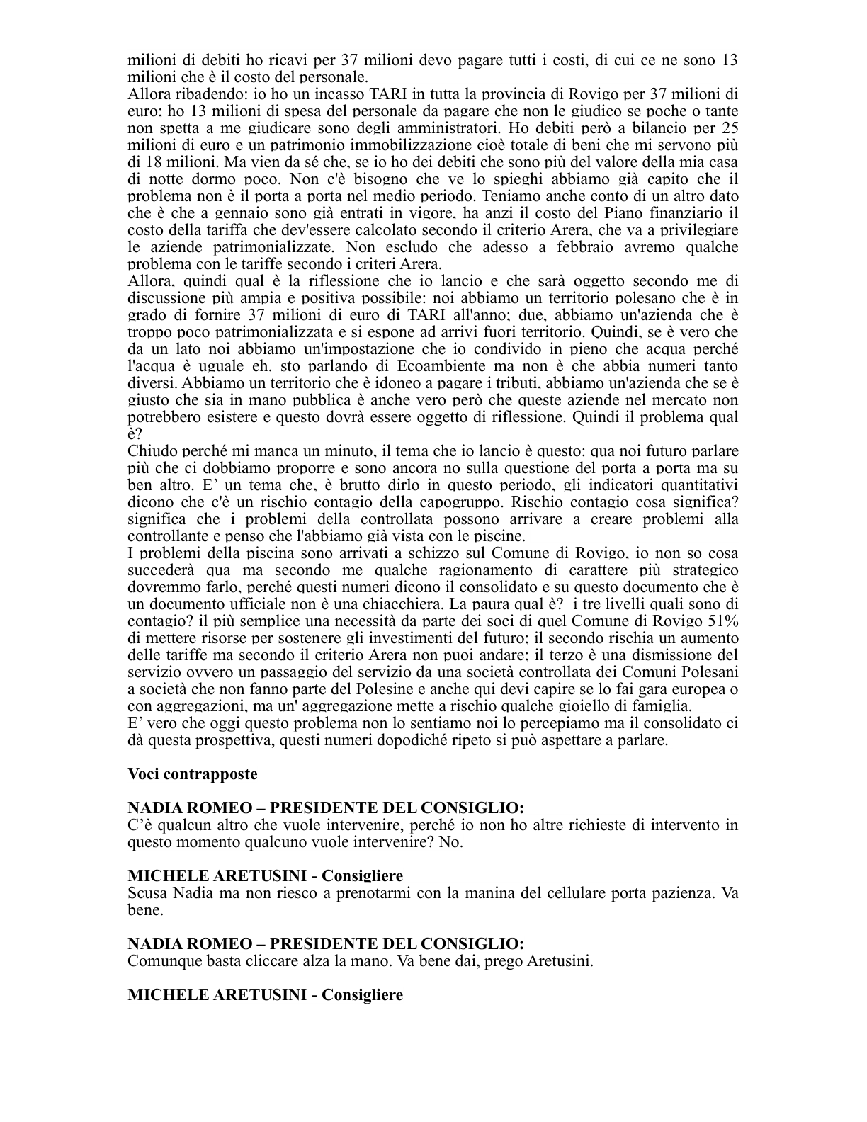 Pagina 4 del verbale