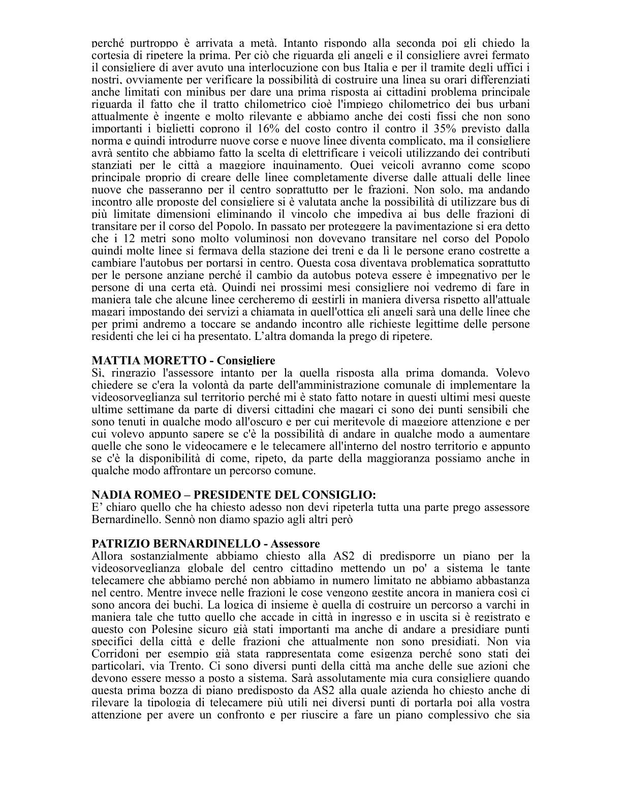 Pagina 41 del verbale