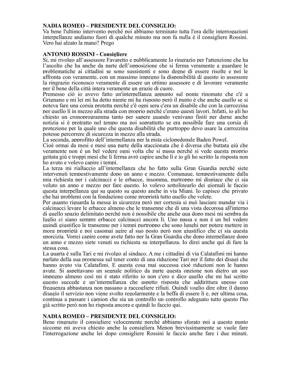 Pagina 50 del verbale