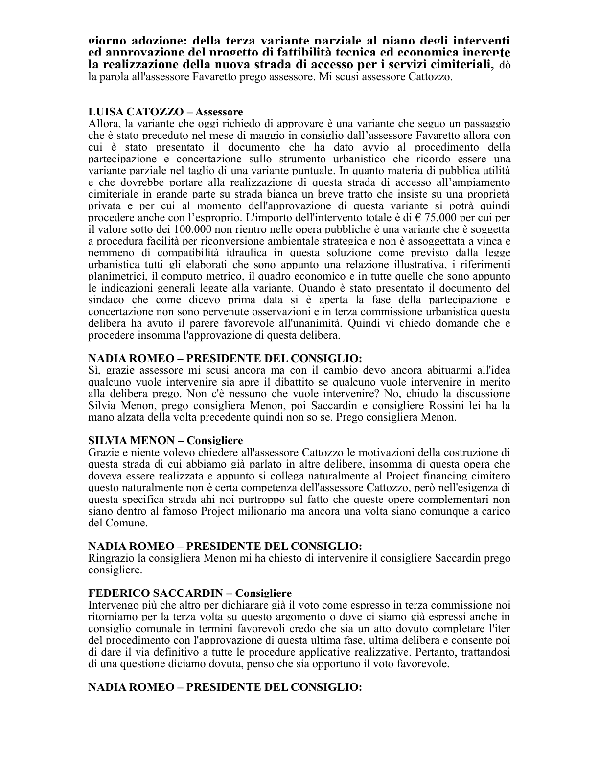 Pagina 53 del verbale