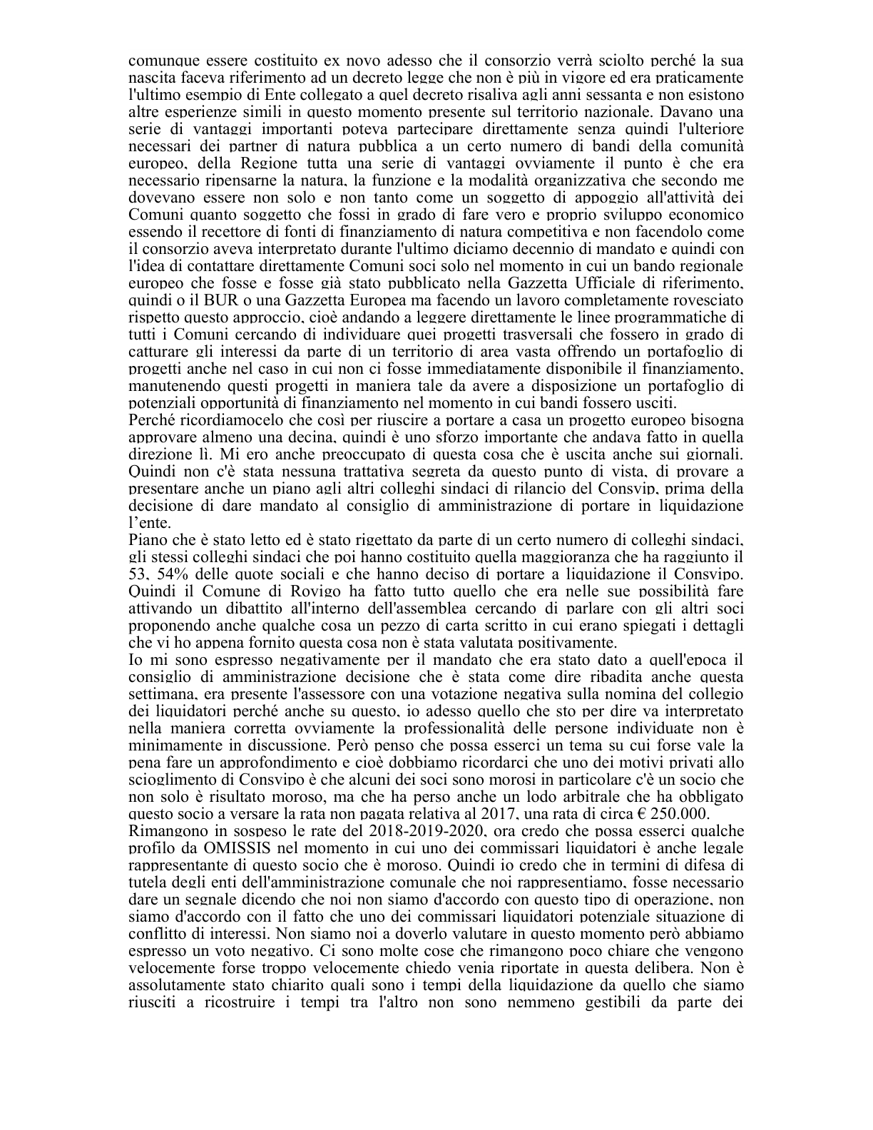 Pagina 58 del verbale
