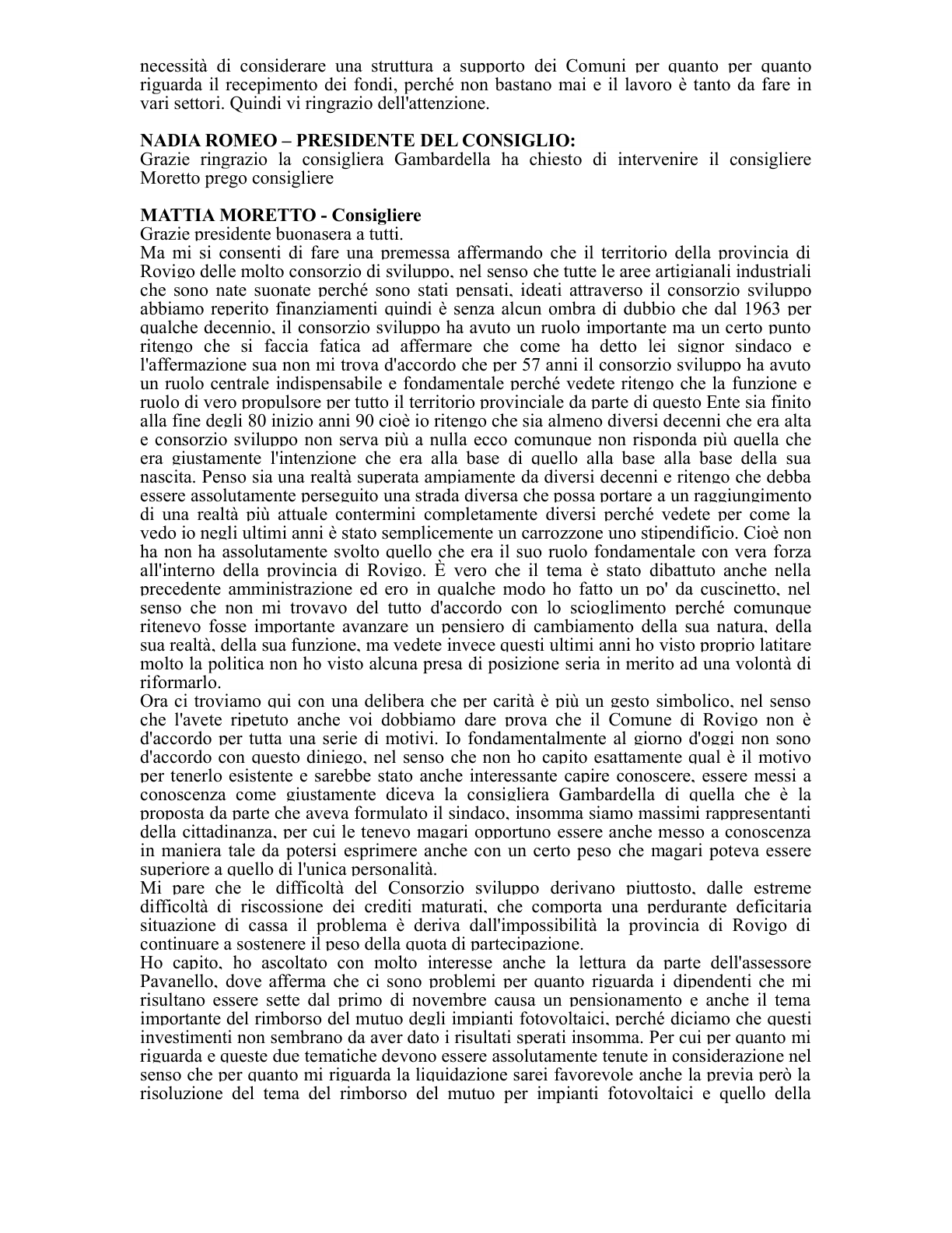 Pagina 63 del verbale
