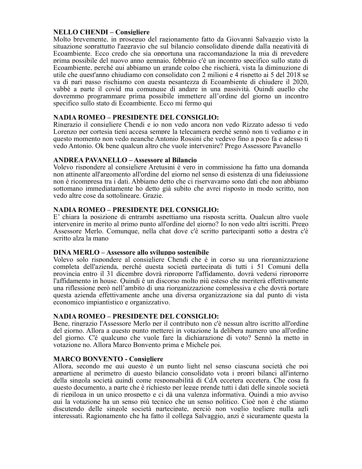 Pagina 7 del verbale