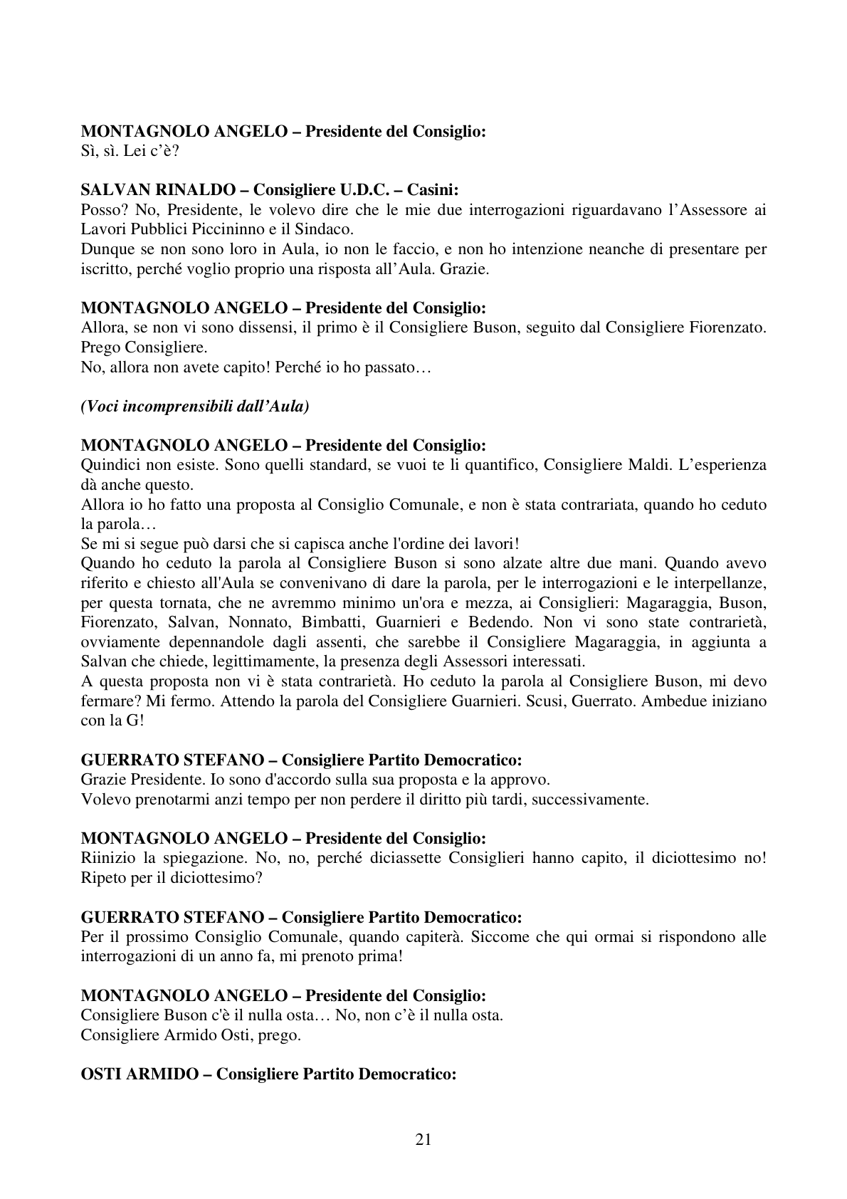 Pagina 21 del verbale