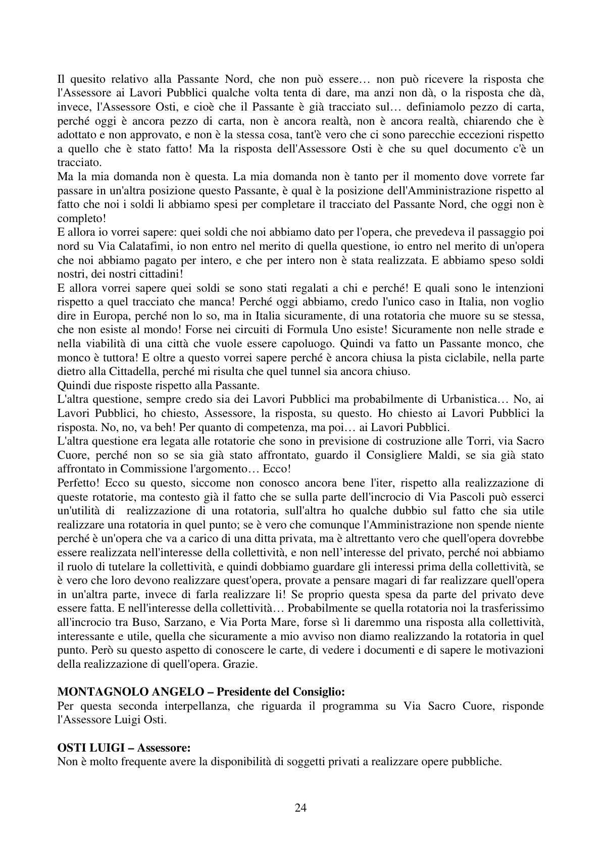 Pagina 24 del verbale