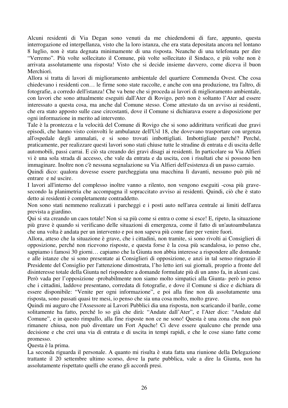 Pagina 26 del verbale
